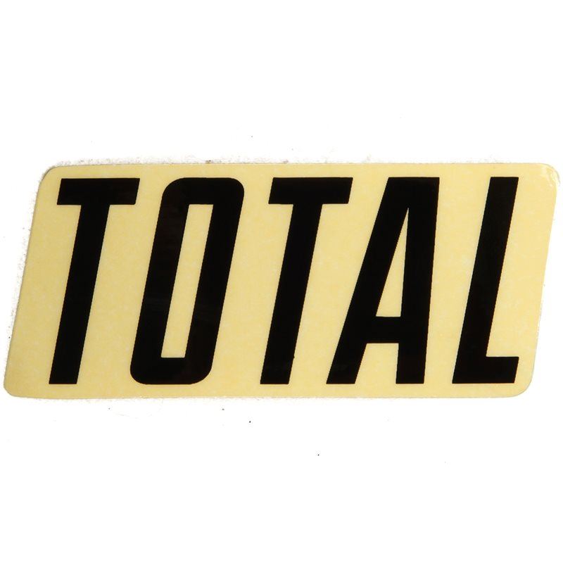 Total BMX Neuer Style -Logo -Aufkleber