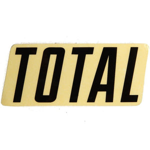 Total BMX Pegatina de logotipo de nuevo estilo