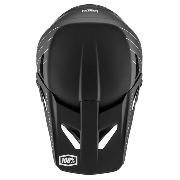 Stato del 100% Giovani Casco da gara - essenziale Nero