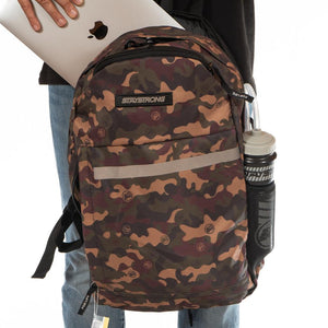 Stay Strong V2 Word Backpack - Green Camo