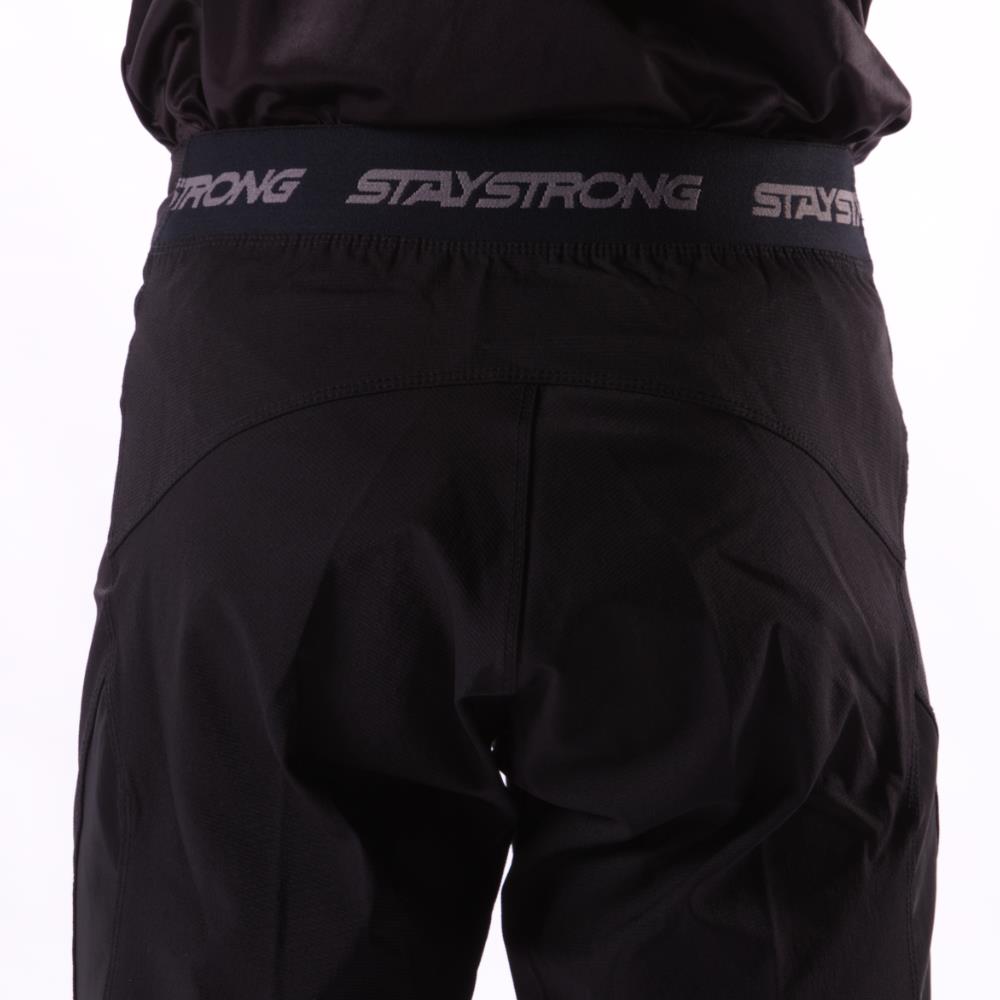 Stay Strong Pantalons de course V2 - Noir/Blanc