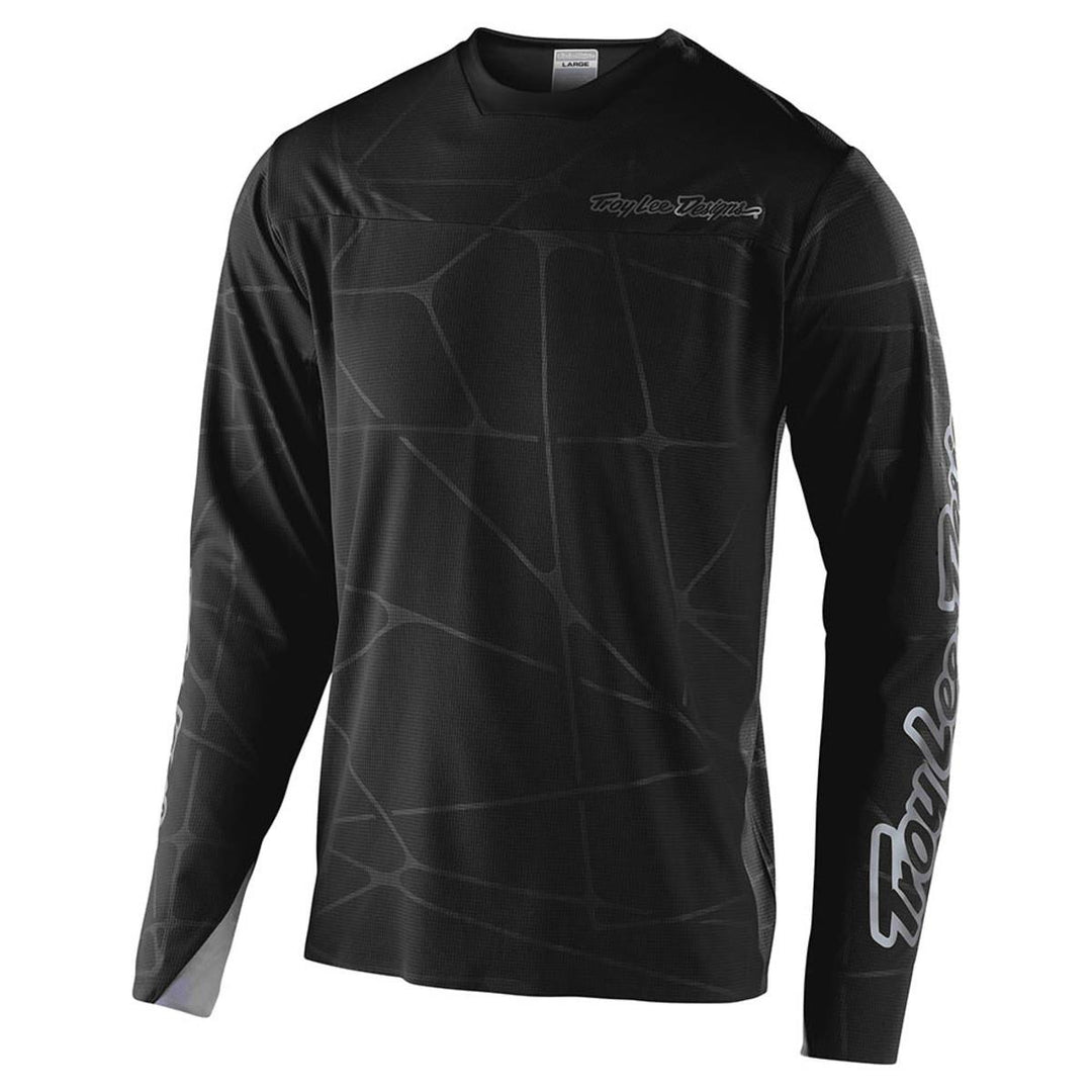 Troy Lee Sprint Ultra Podium Race Jersey - Negro/Silver