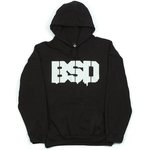 BSD Sudadera con capucha de goteo - Negro