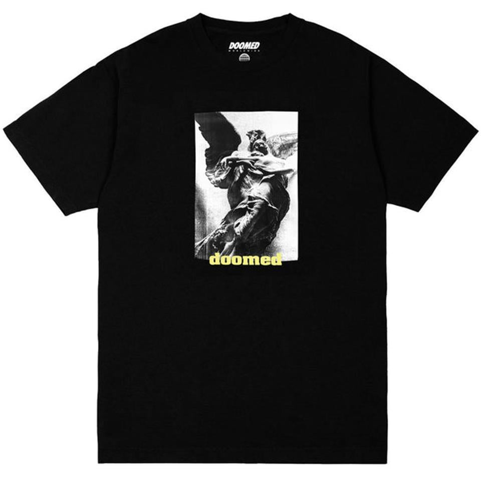 Doomed T -shirt statue - Nero